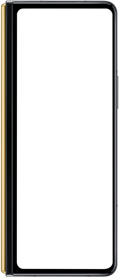 展开W23，主屏幕显示消息应用。屏幕显示了与Tasha的短信对话。发件人发送了一段男人一边敲击键盘一边对着麦克风唱歌的视频。Tasha回复了一个她竖起大拇指的表情符号。
