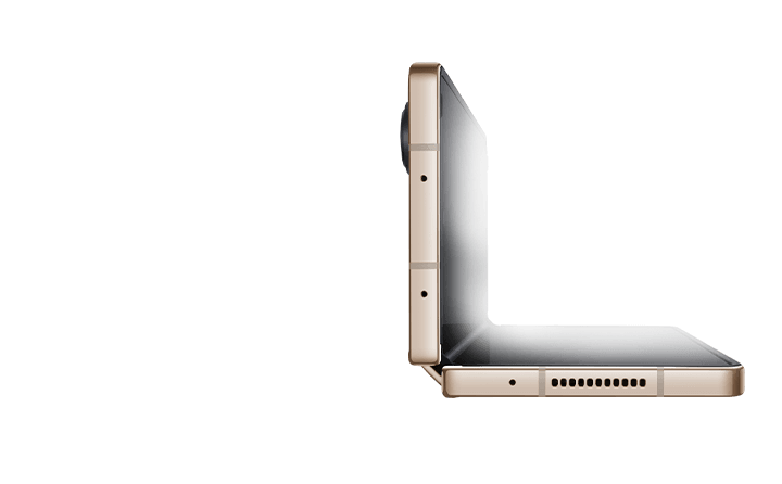 科技引导创新的理念 ，W系列传承了心系天下的设计理念，展现了三星品质与审美的平衡。开阔的金色边框与黑色陶瓷背板搭配，醒目分明、简洁大气。铰链外壳浅浮雕般的金属花纹与Samsung logo相映生辉，增添了装饰元素的同时，彰显了品牌的华美质感。流畅硬朗的轮廓设计突出了边框的张力，装甲铝材质的框架支撑，令三星W23兼顾尊贵与实用。